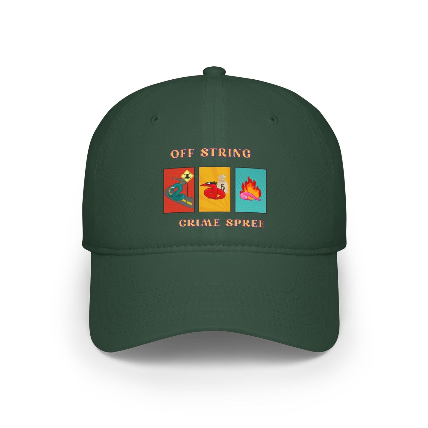 Worm off String, Crime Spree, Low Profile Baseball Cap