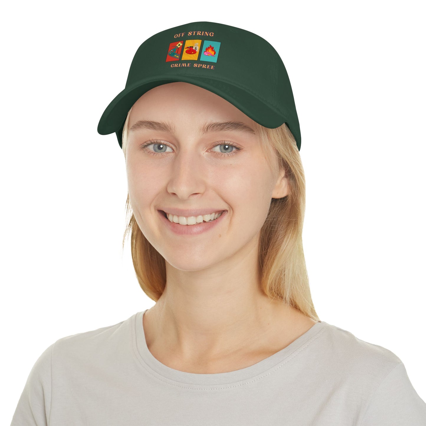 Worm off String, Crime Spree, Low Profile Baseball Cap