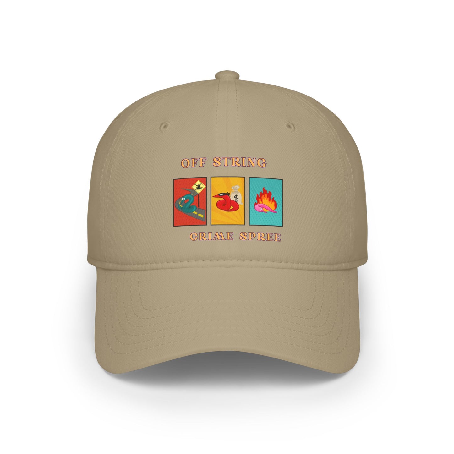 Worm off String, Crime Spree, Low Profile Baseball Cap