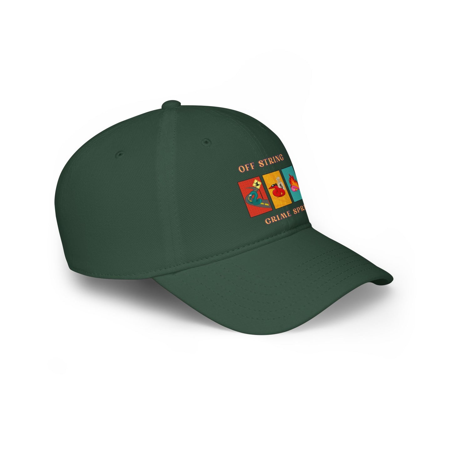 Worm off String, Crime Spree, Low Profile Baseball Cap