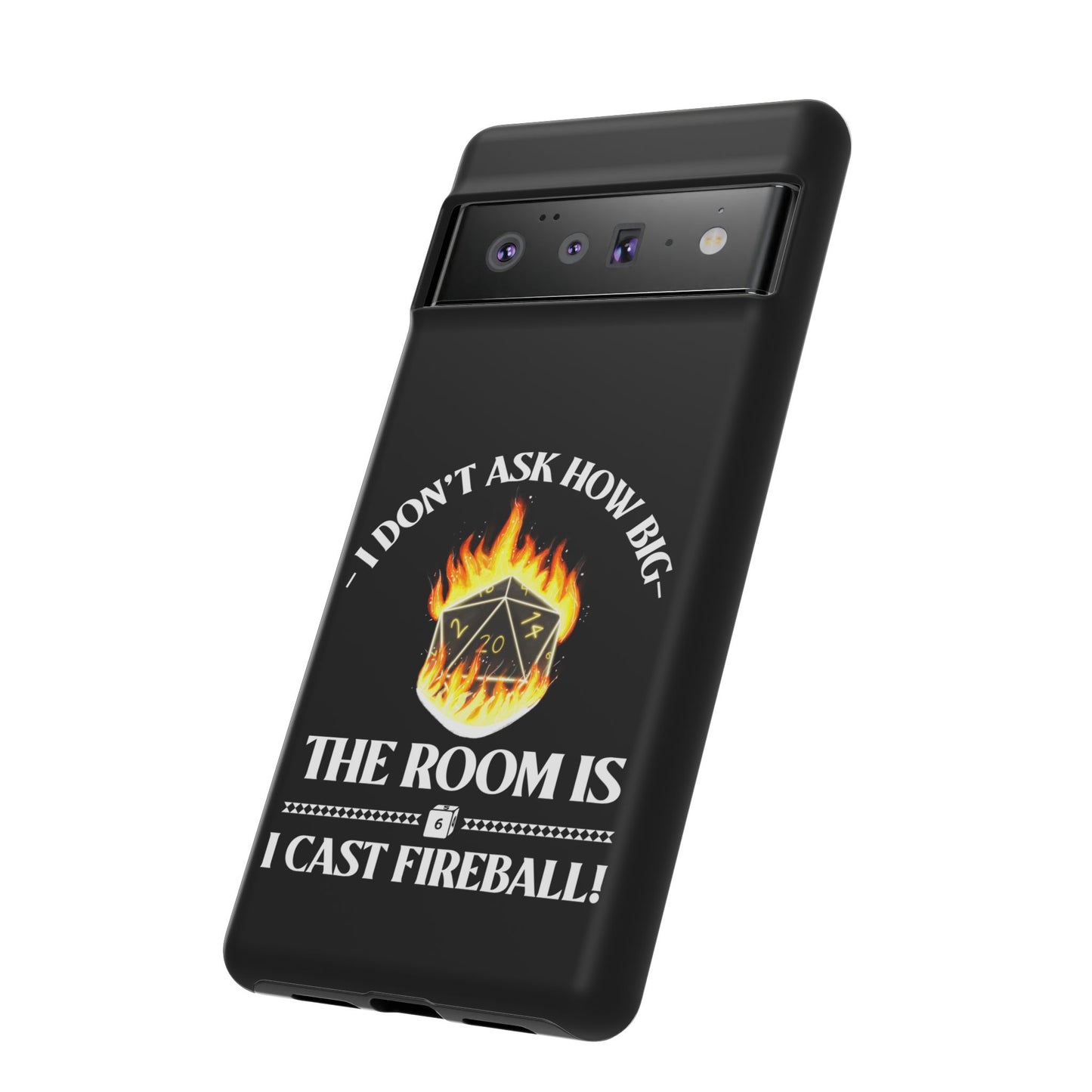 Phone Cases - d&d spell cast fireball