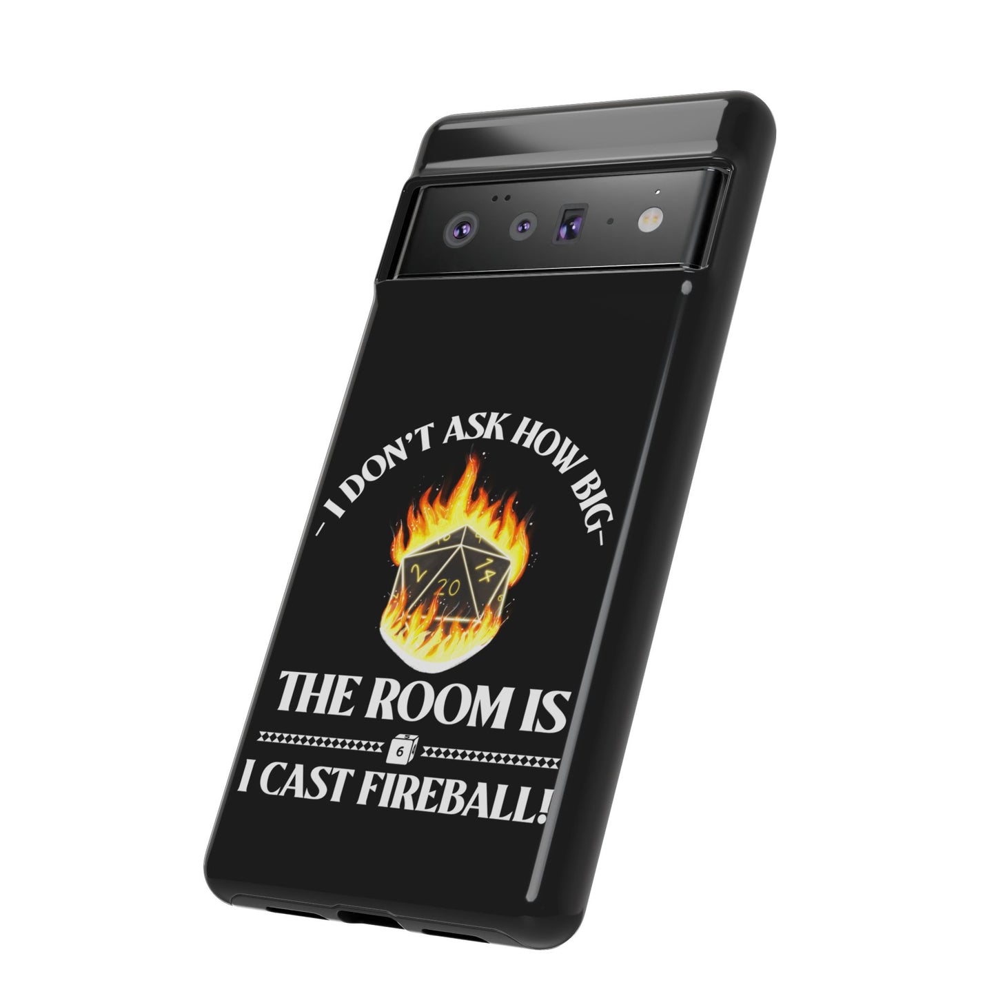 Phone Cases - d&d spell cast fireball