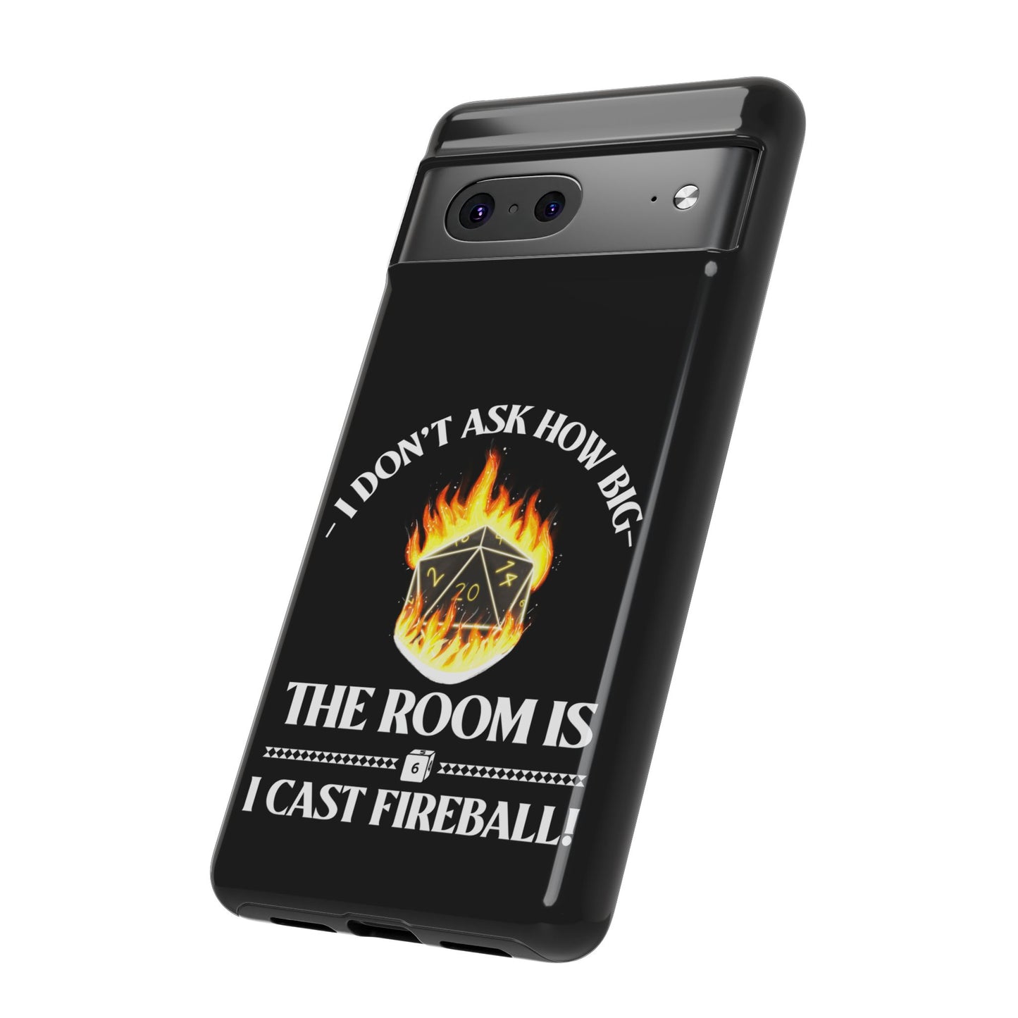 Phone Cases - d&d spell cast fireball