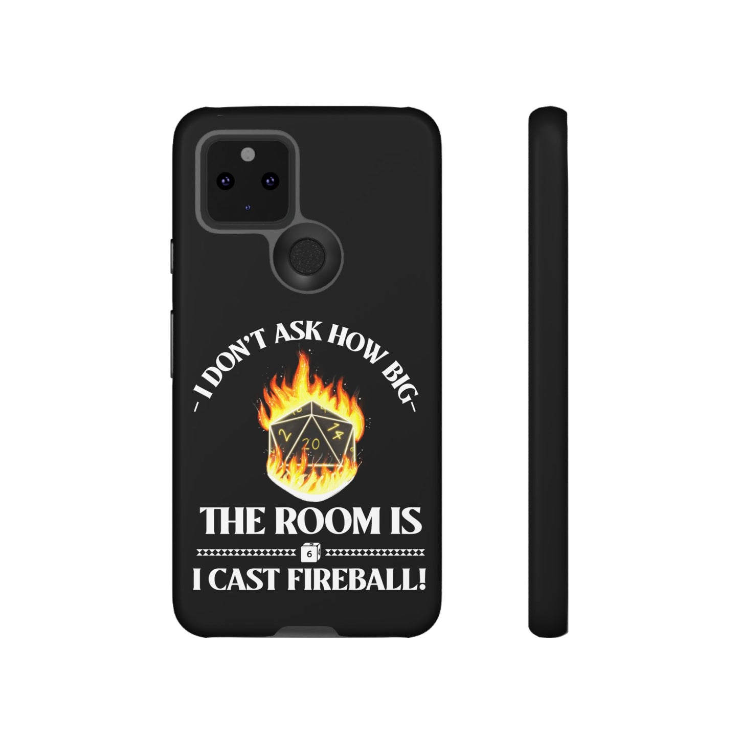 Phone Cases - d&d spell cast fireball