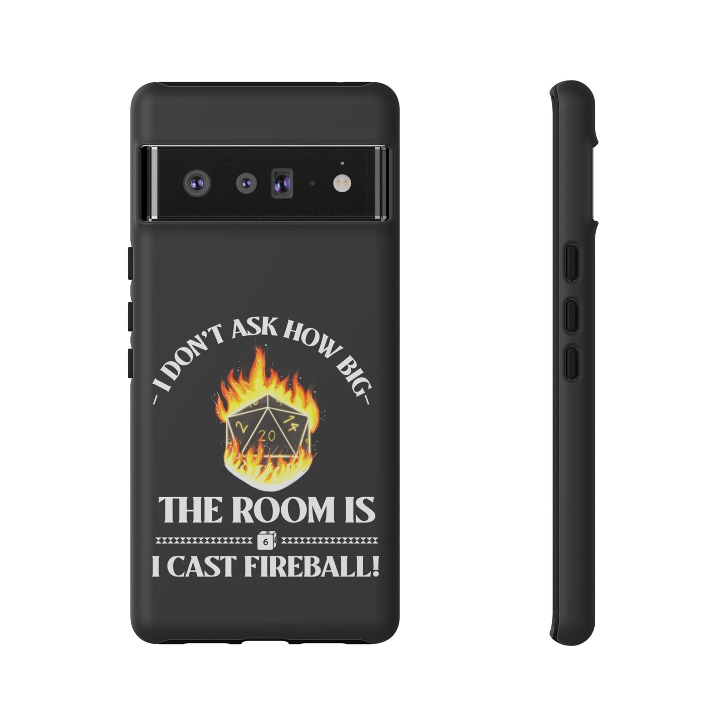 Phone Cases - d&d spell cast fireball