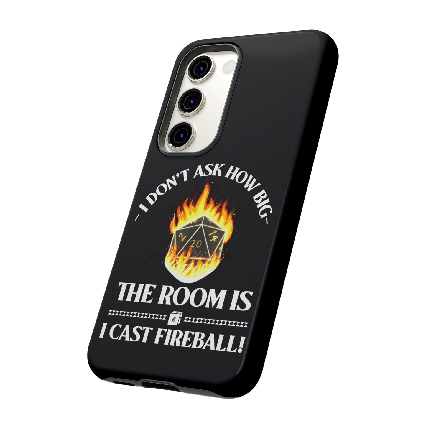Phone Cases - d&d spell cast fireball