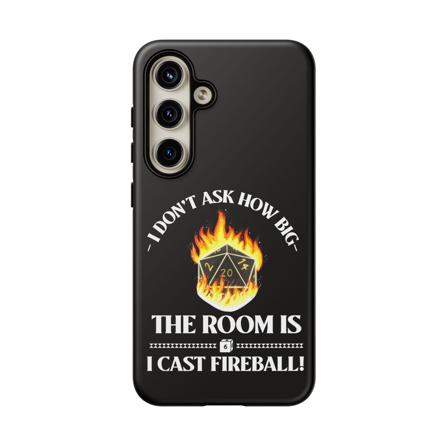 Phone Cases - d&d spell cast fireball