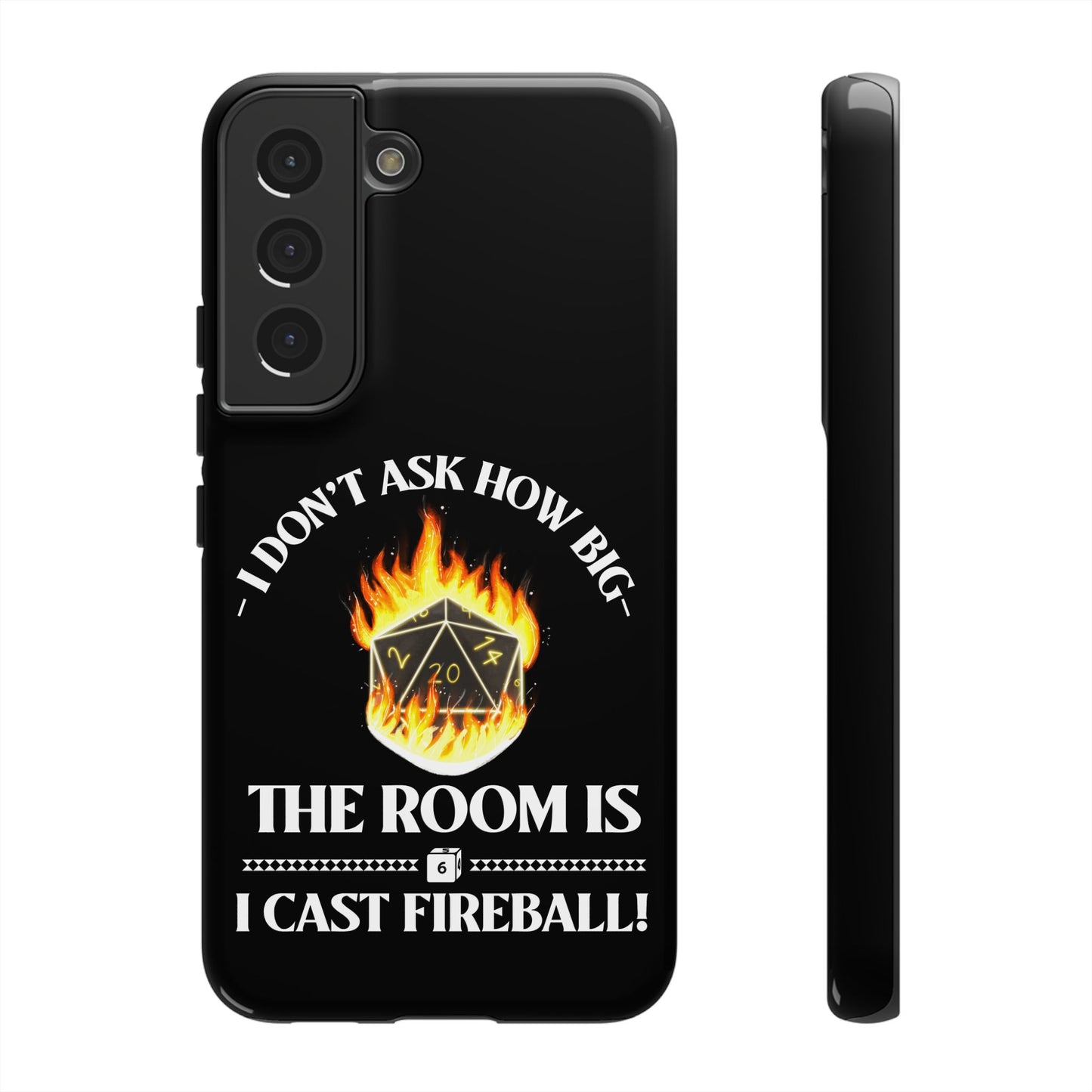 Phone Cases - d&d spell cast fireball