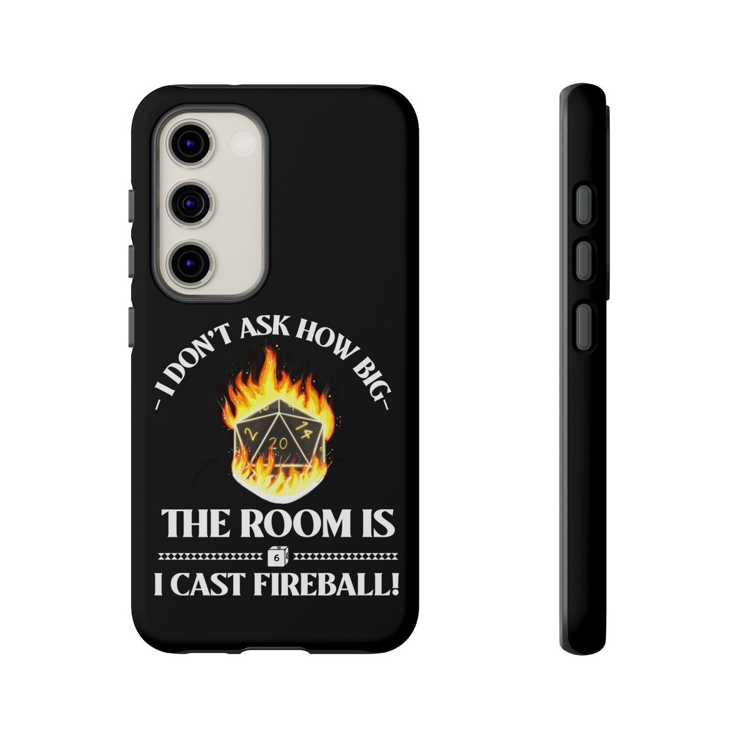 Phone Cases - d&d spell cast fireball