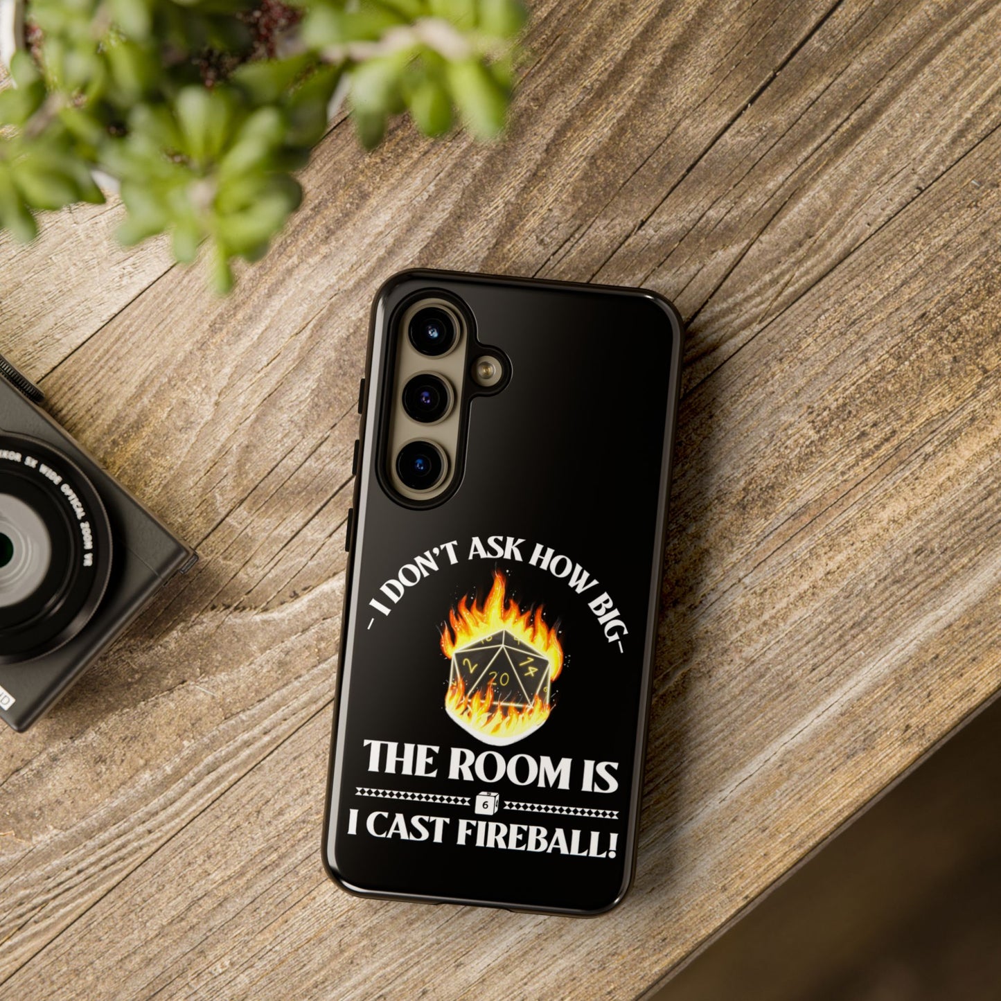 Phone Cases - d&d spell cast fireball