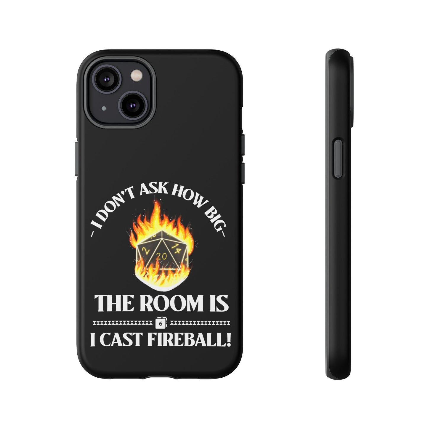 Phone Cases - d&d spell cast fireball