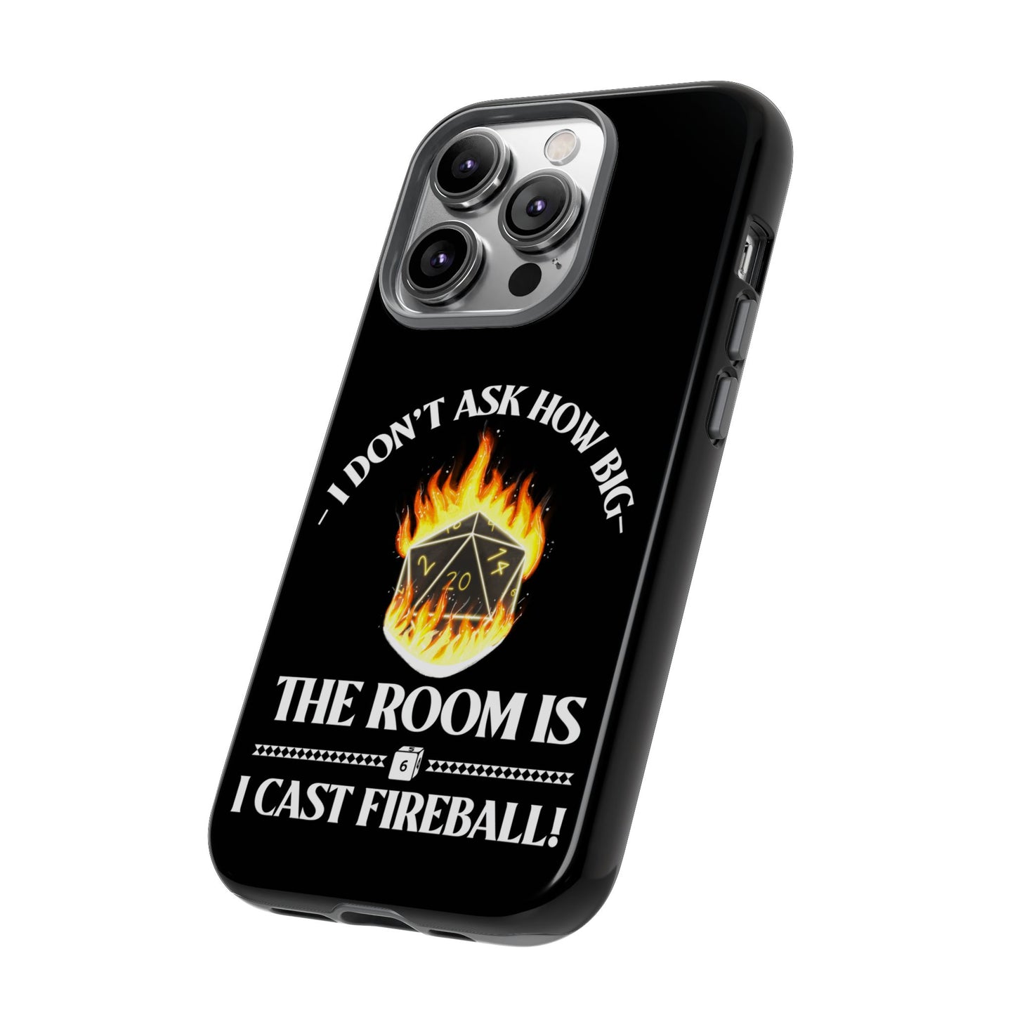 Phone Cases - d&d spell cast fireball