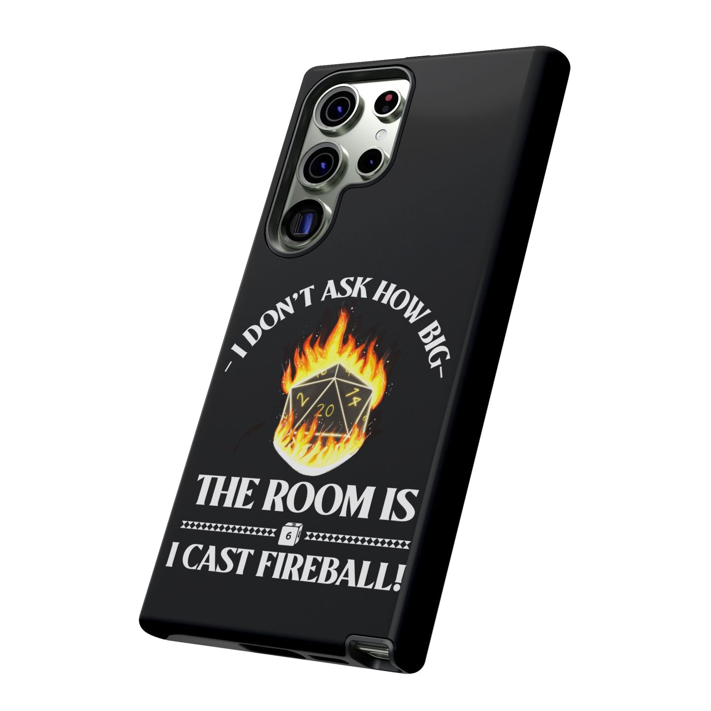 Phone Cases - d&d spell cast fireball