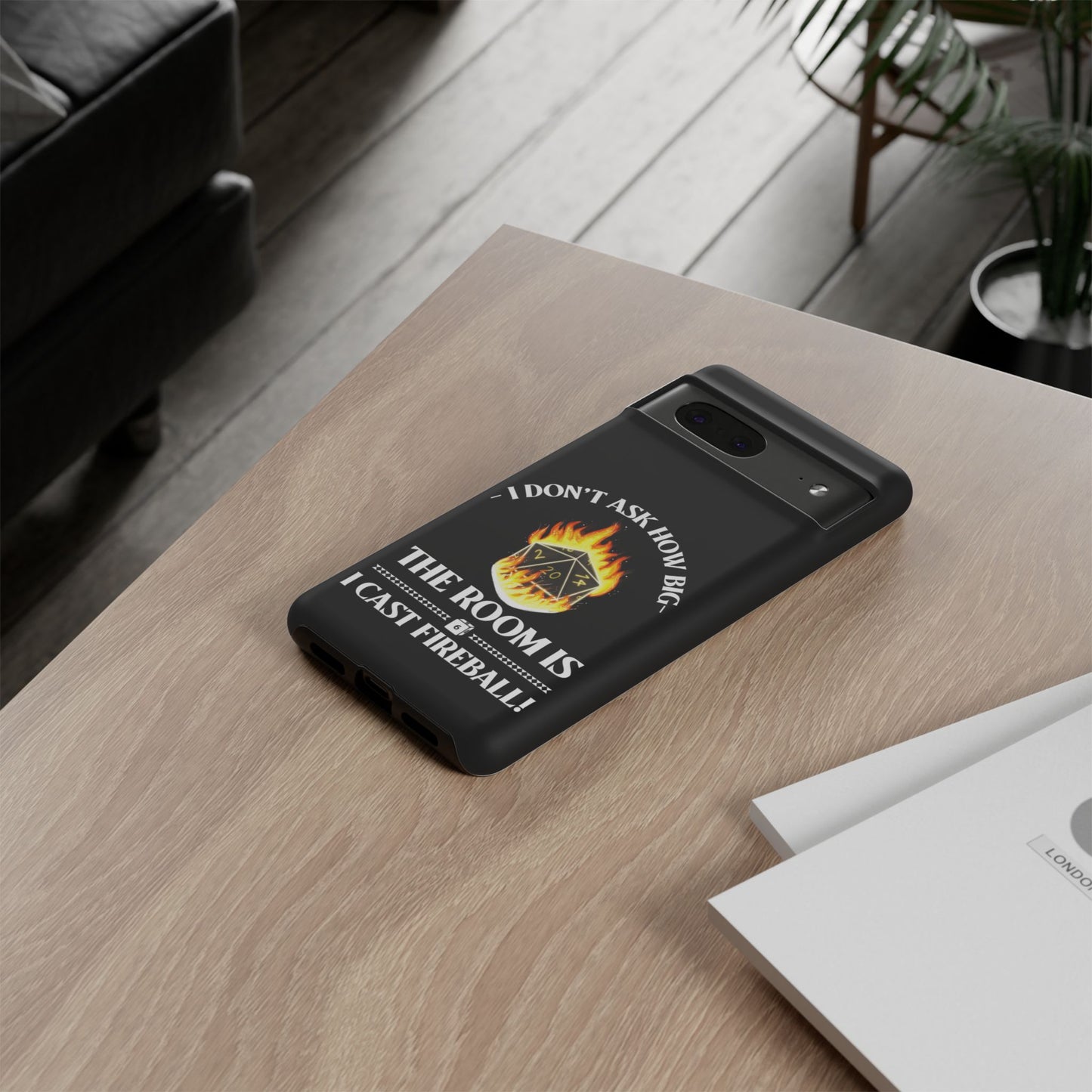Phone Cases - d&d spell cast fireball