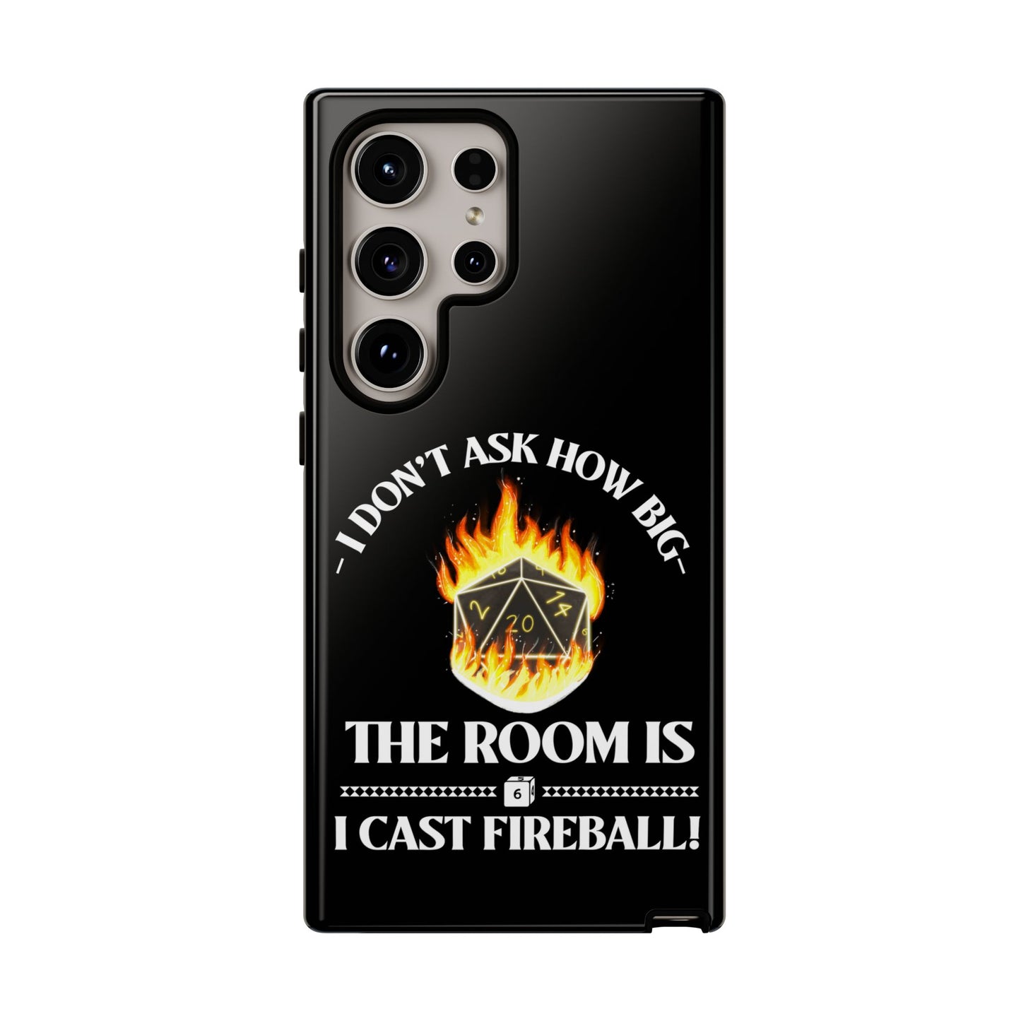 Phone Cases - d&d spell cast fireball