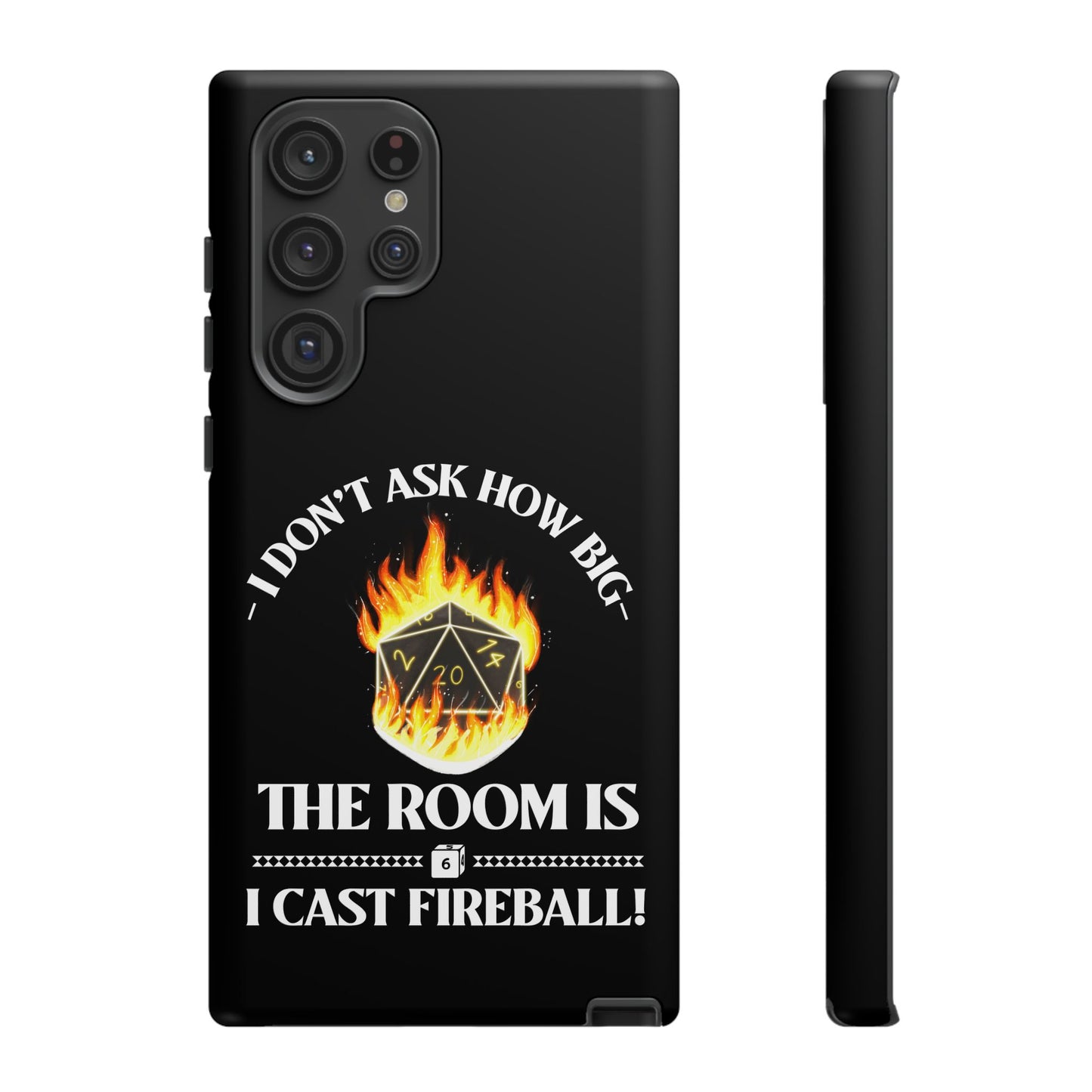 Phone Cases - d&d spell cast fireball