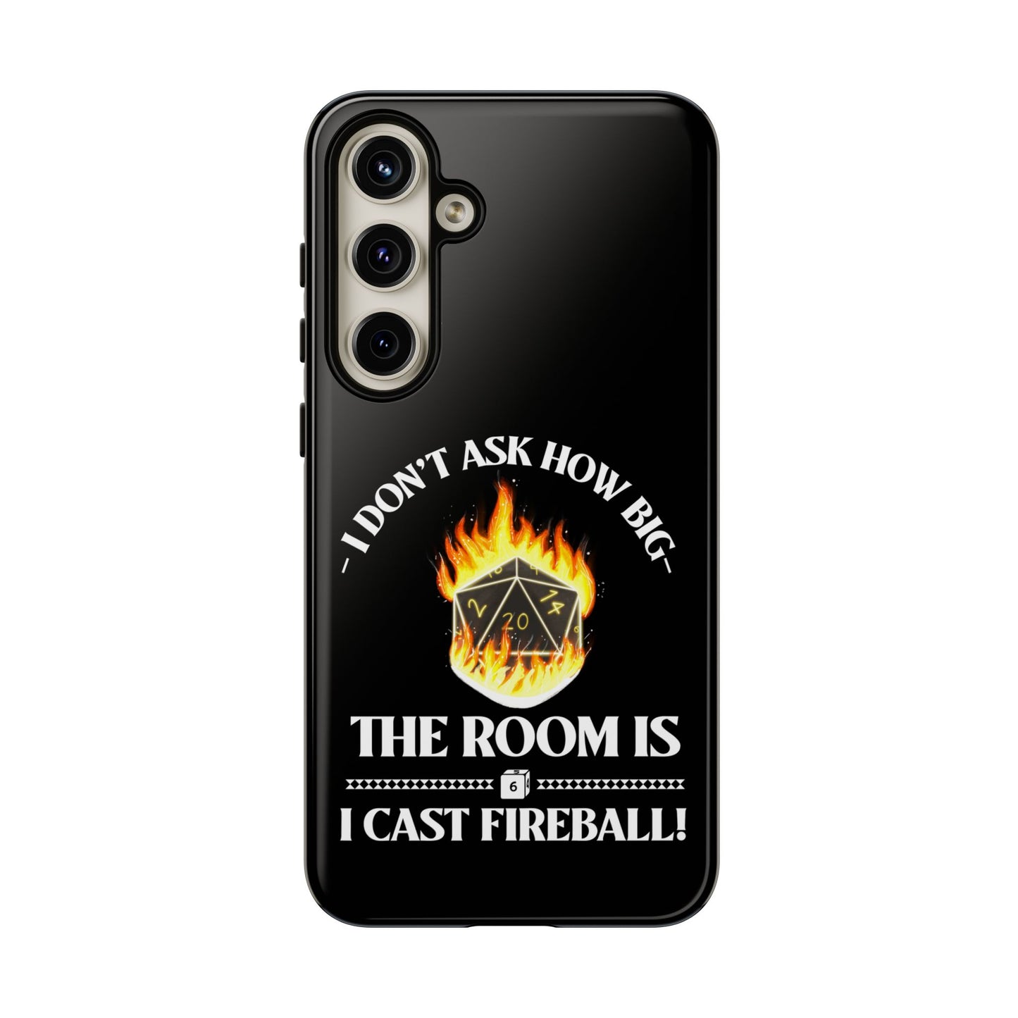 Phone Cases - d&d spell cast fireball