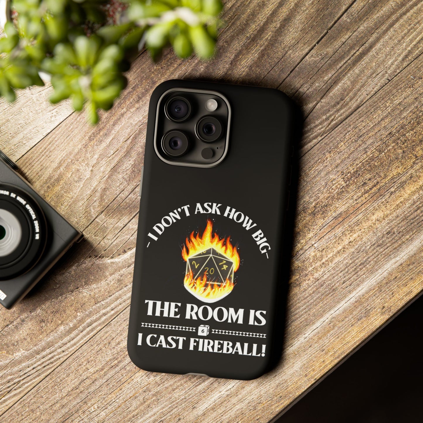 Phone Cases - d&d spell cast fireball