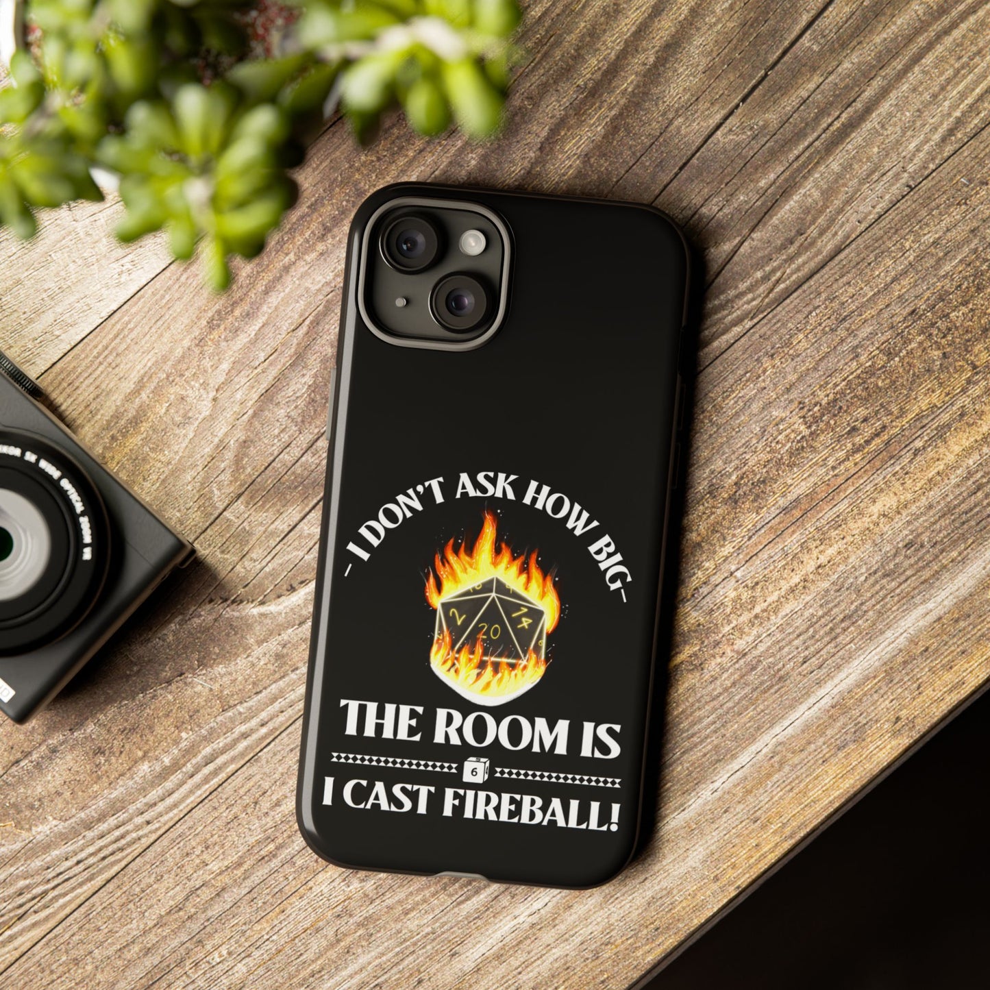 Phone Cases - d&d spell cast fireball