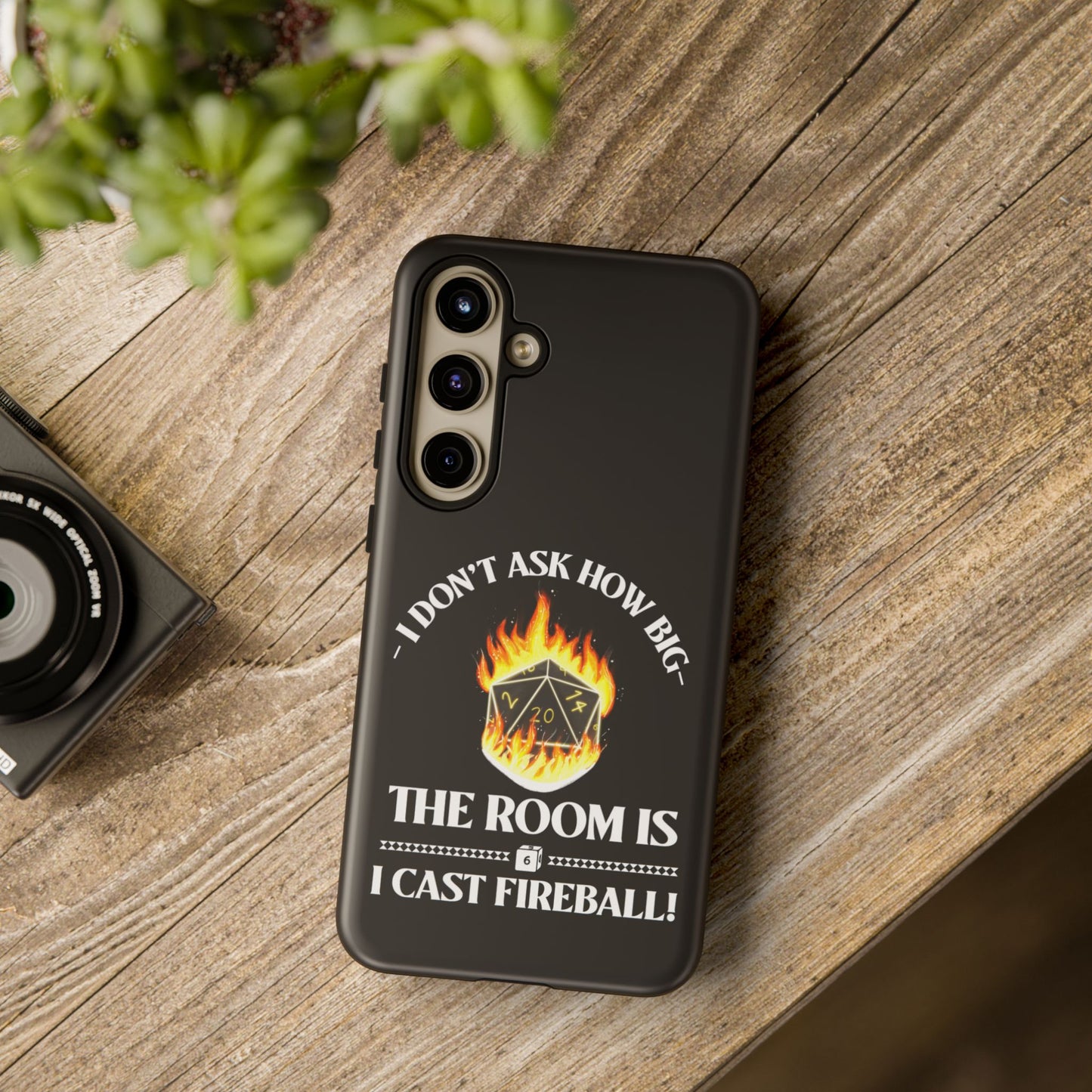 Phone Cases - d&d spell cast fireball