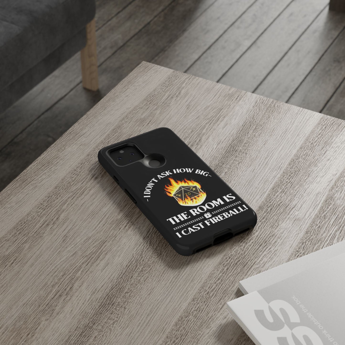 Phone Cases - d&d spell cast fireball