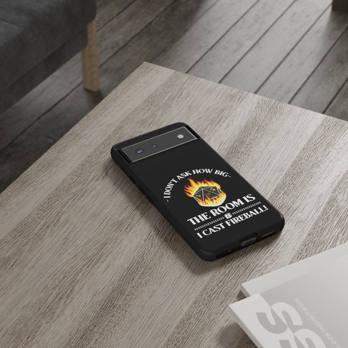 Phone Cases - d&d spell cast fireball