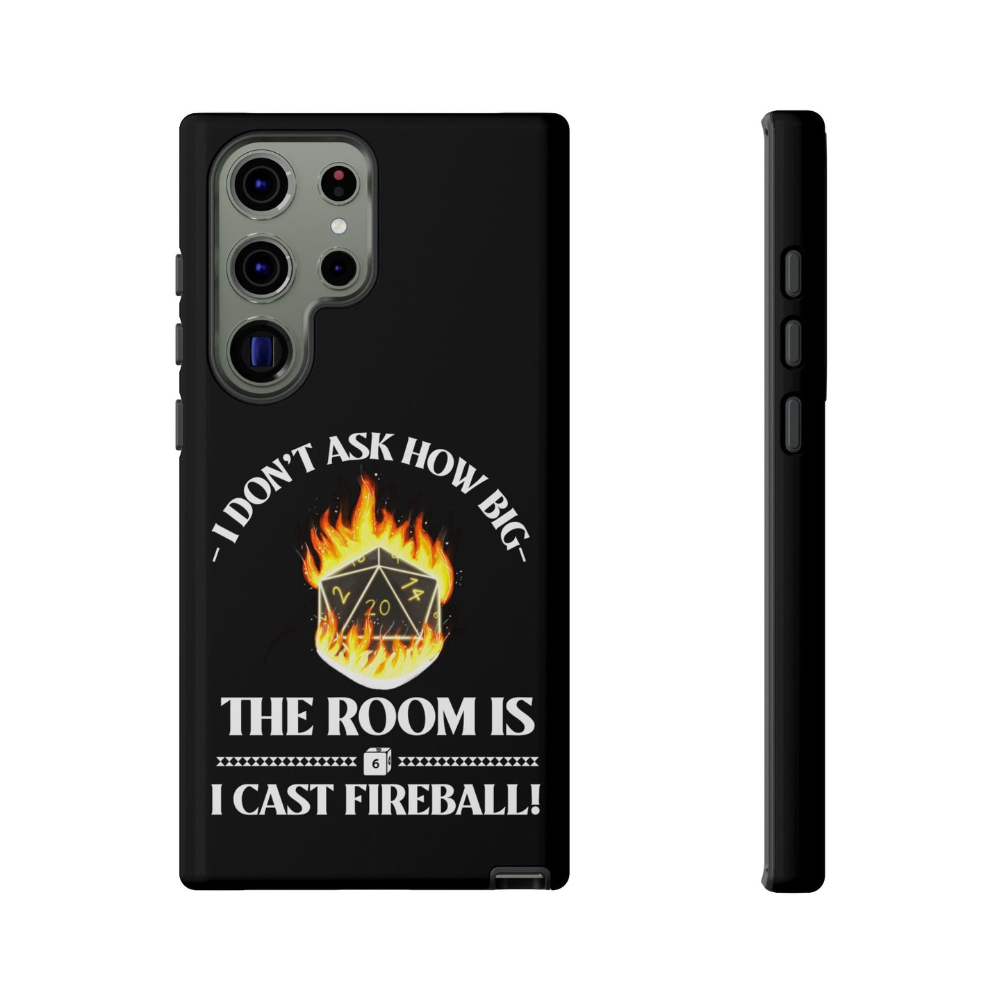 Phone Cases - d&d spell cast fireball