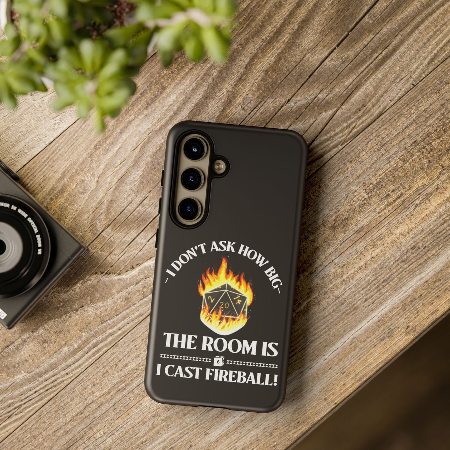 Phone Cases - d&d spell cast fireball