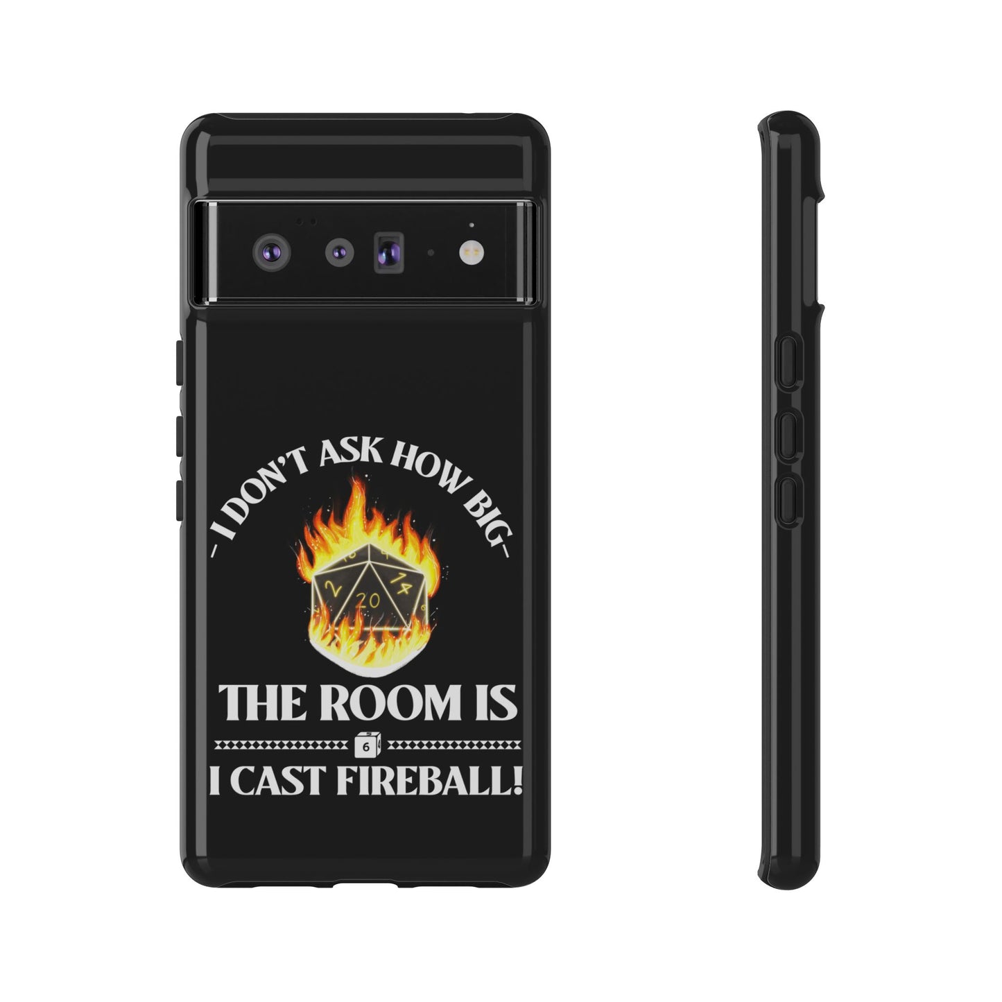 Phone Cases - d&d spell cast fireball