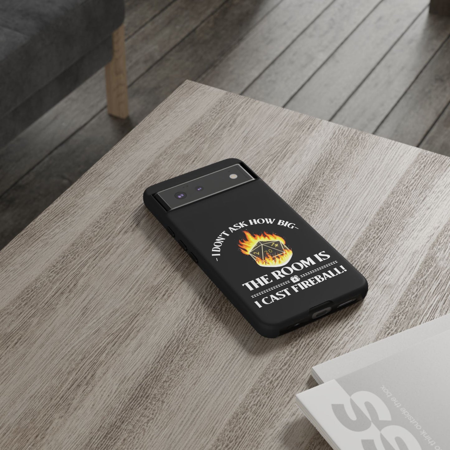 Phone Cases - d&d spell cast fireball