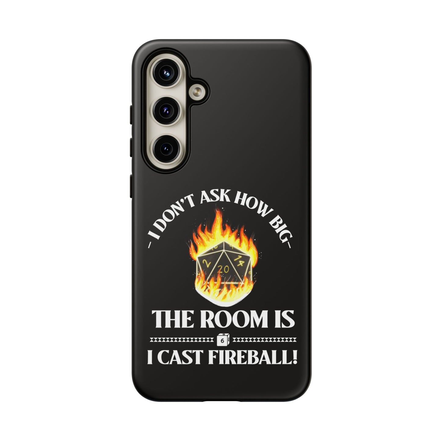 Phone Cases - d&d spell cast fireball