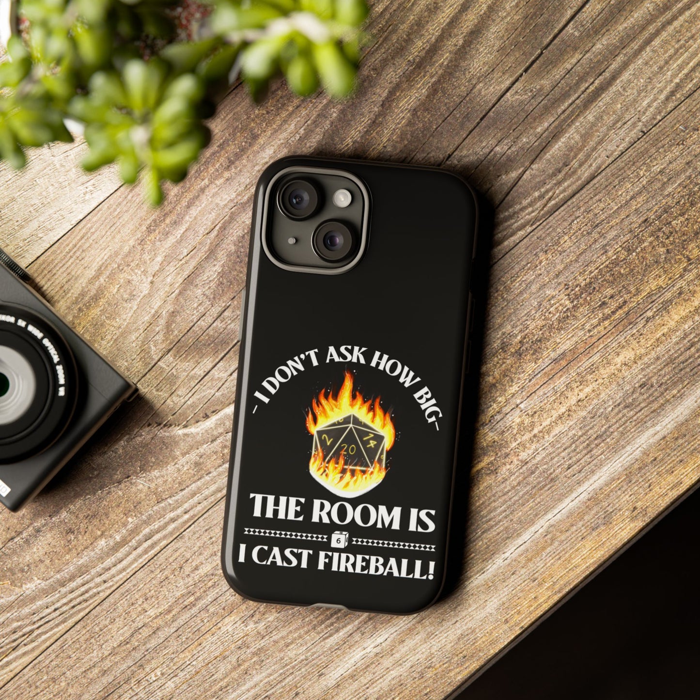 Phone Cases - d&d spell cast fireball