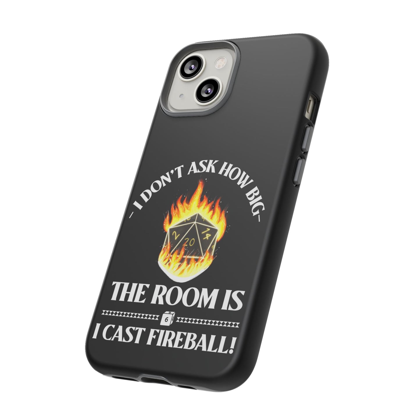 Phone Cases - d&d spell cast fireball