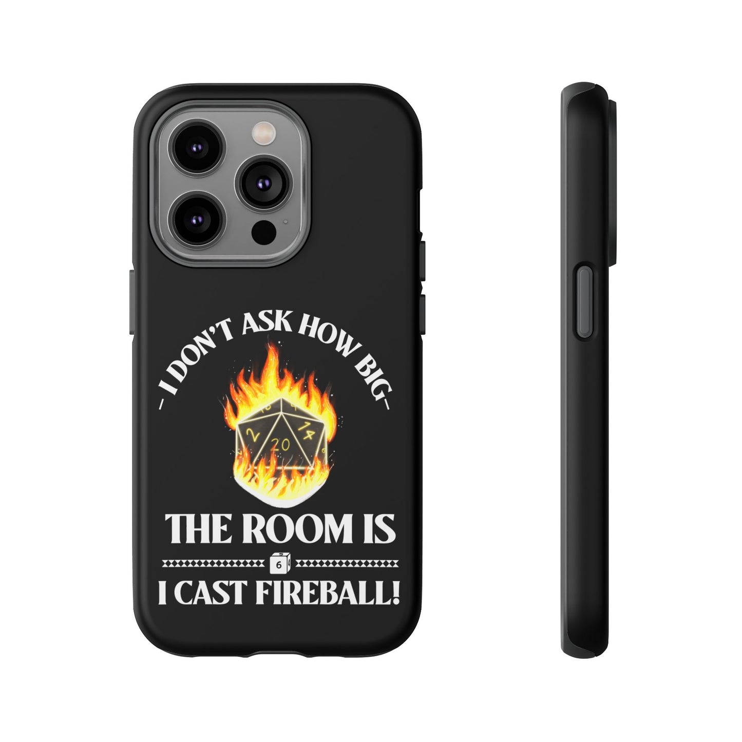 Phone Cases - d&d spell cast fireball