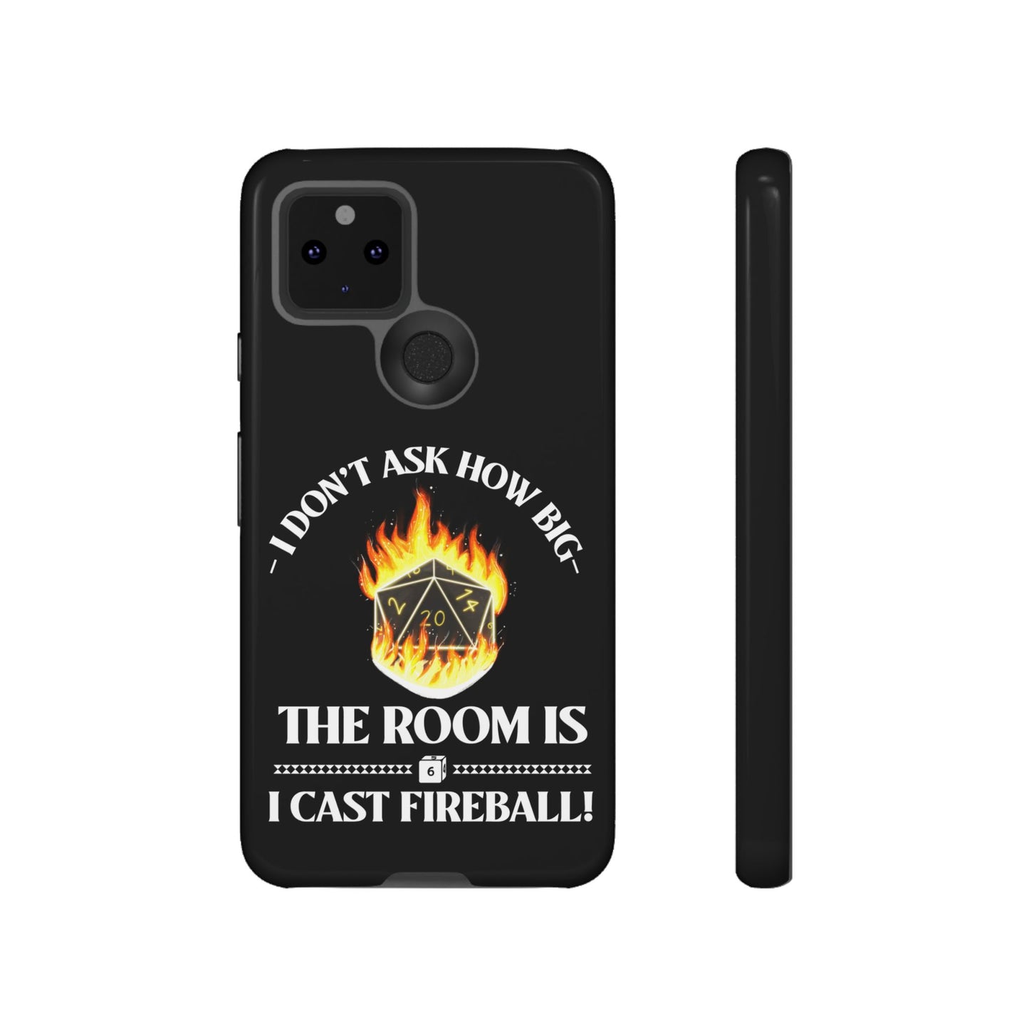 Phone Cases - d&d spell cast fireball