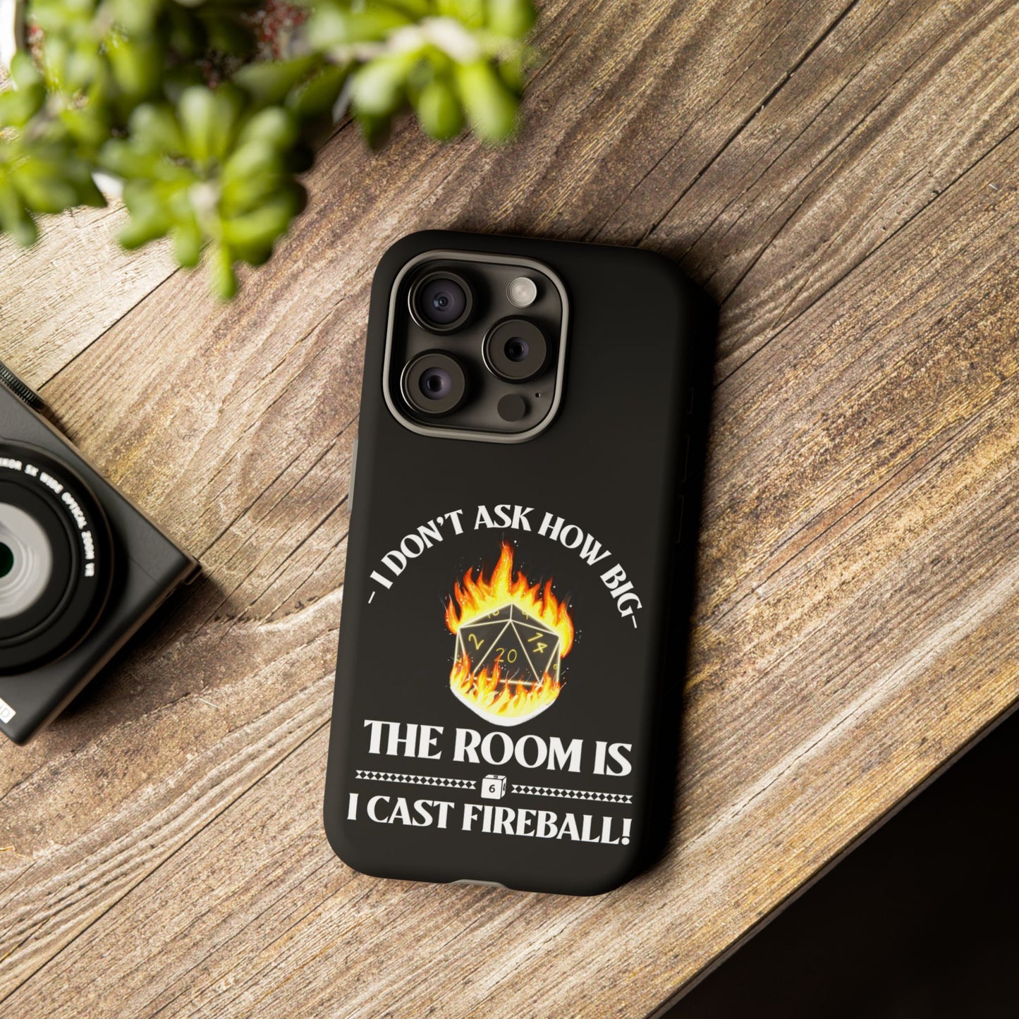 Phone Cases - d&d spell cast fireball