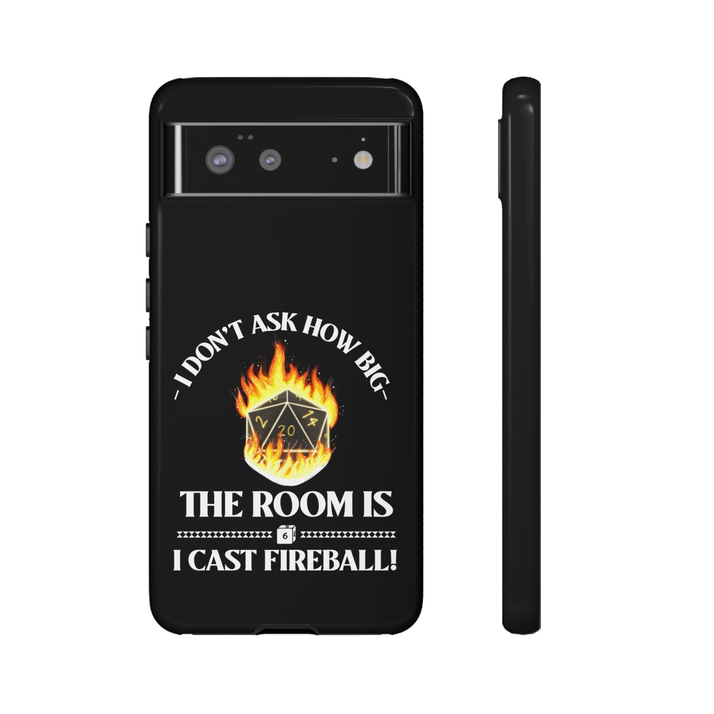Phone Cases - d&d spell cast fireball