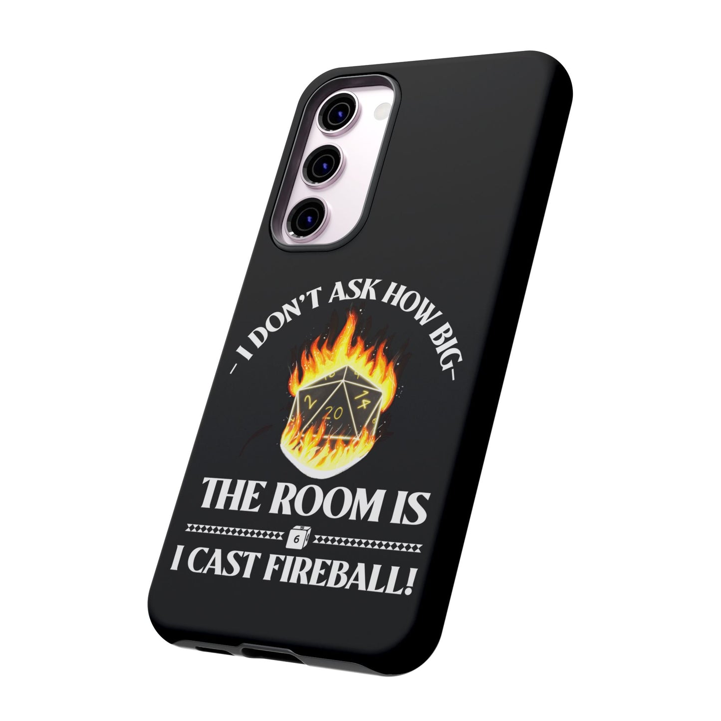 Phone Cases - d&d spell cast fireball