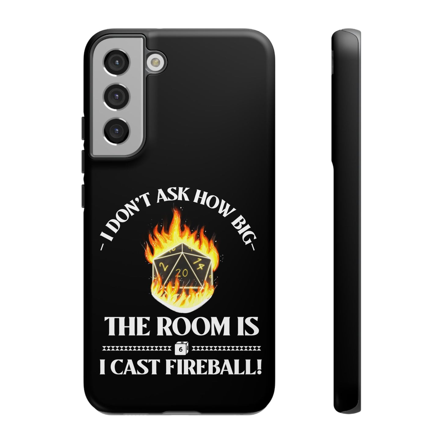 Phone Cases - d&d spell cast fireball