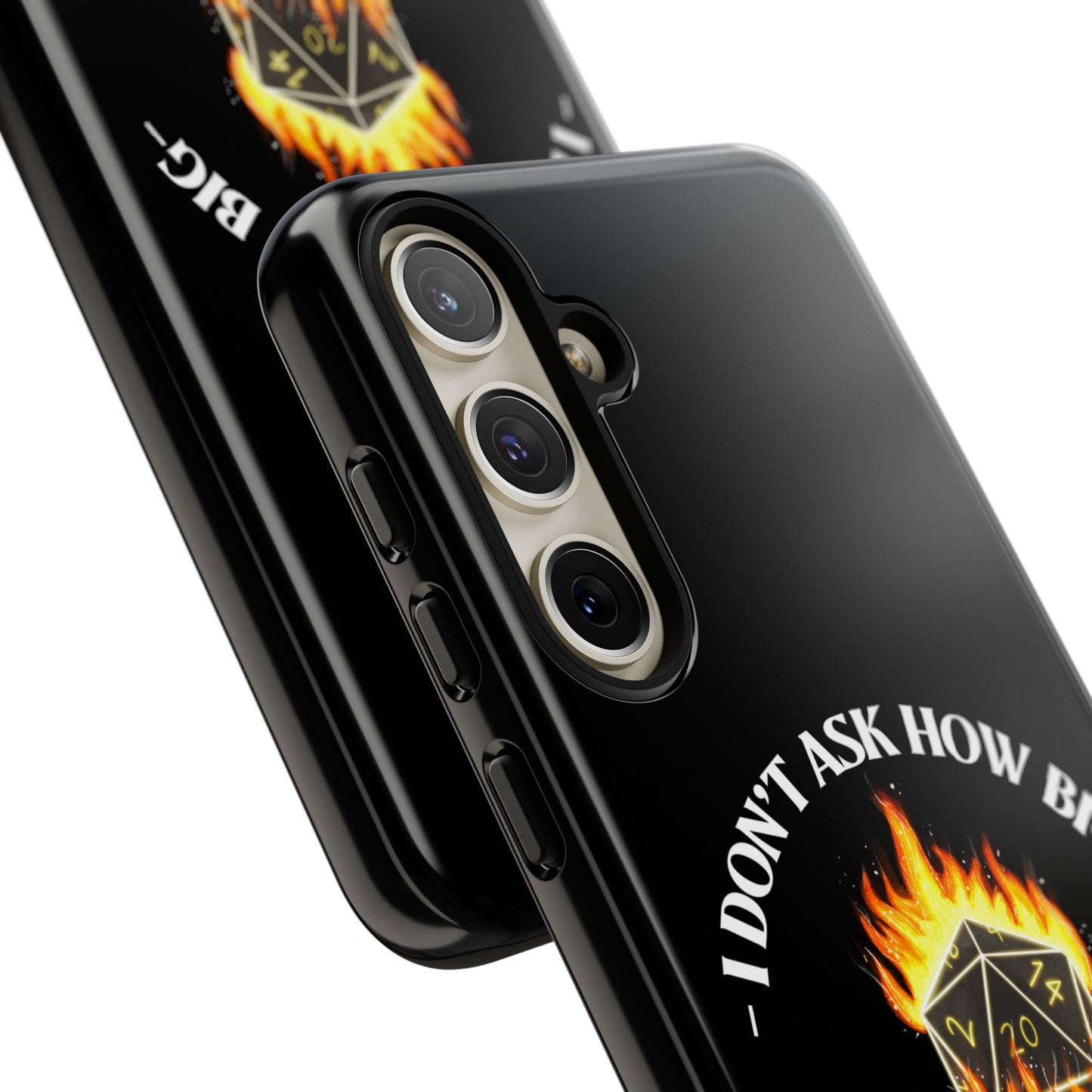 Phone Cases - d&d spell cast fireball