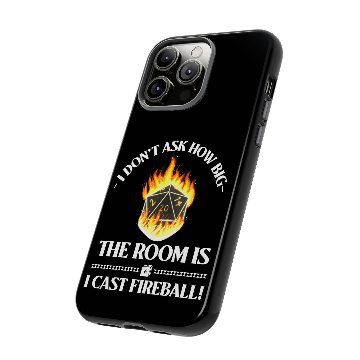 Phone Cases - d&d spell cast fireball