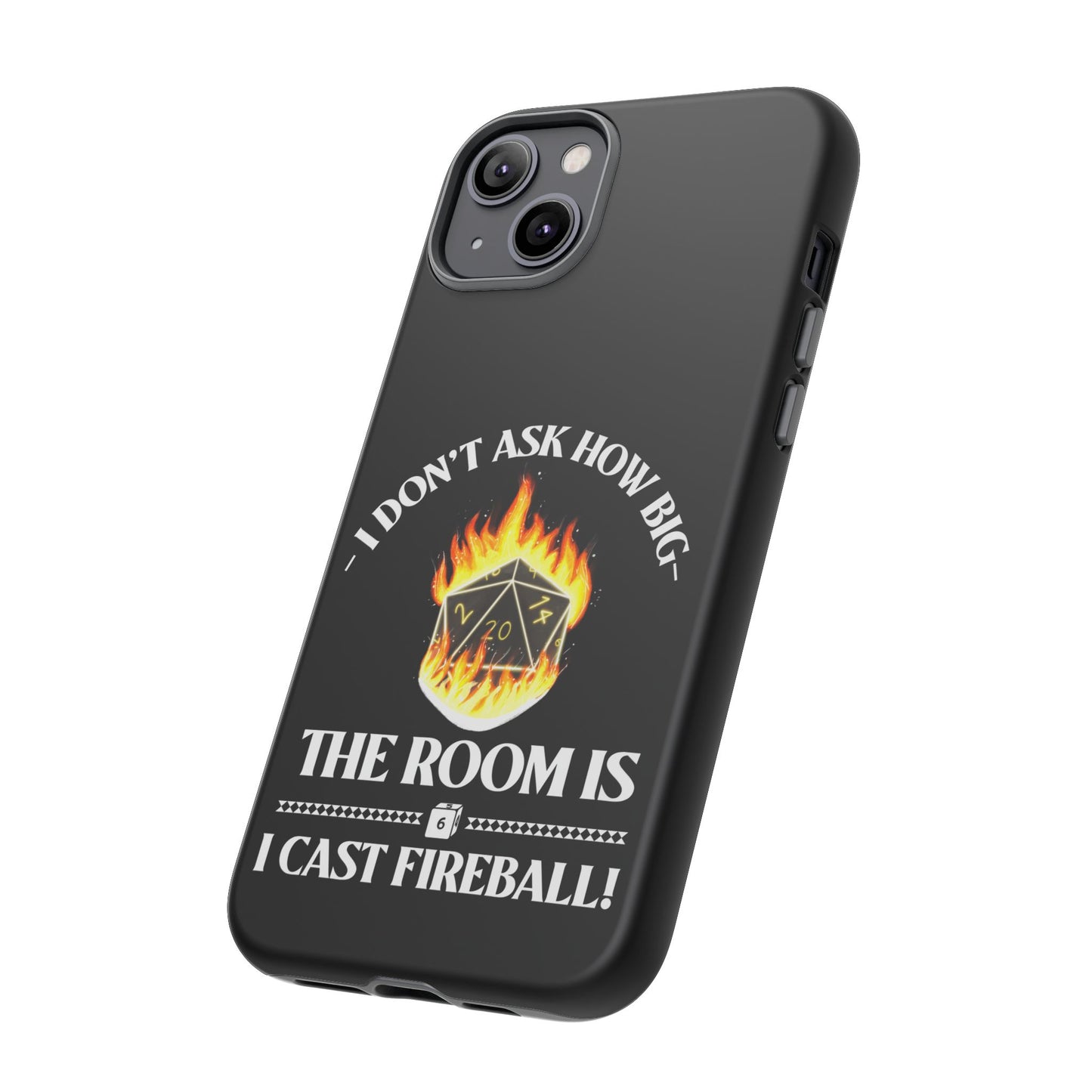 Phone Cases - d&d spell cast fireball