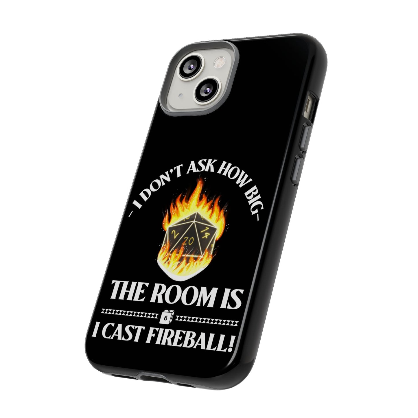 Phone Cases - d&d spell cast fireball