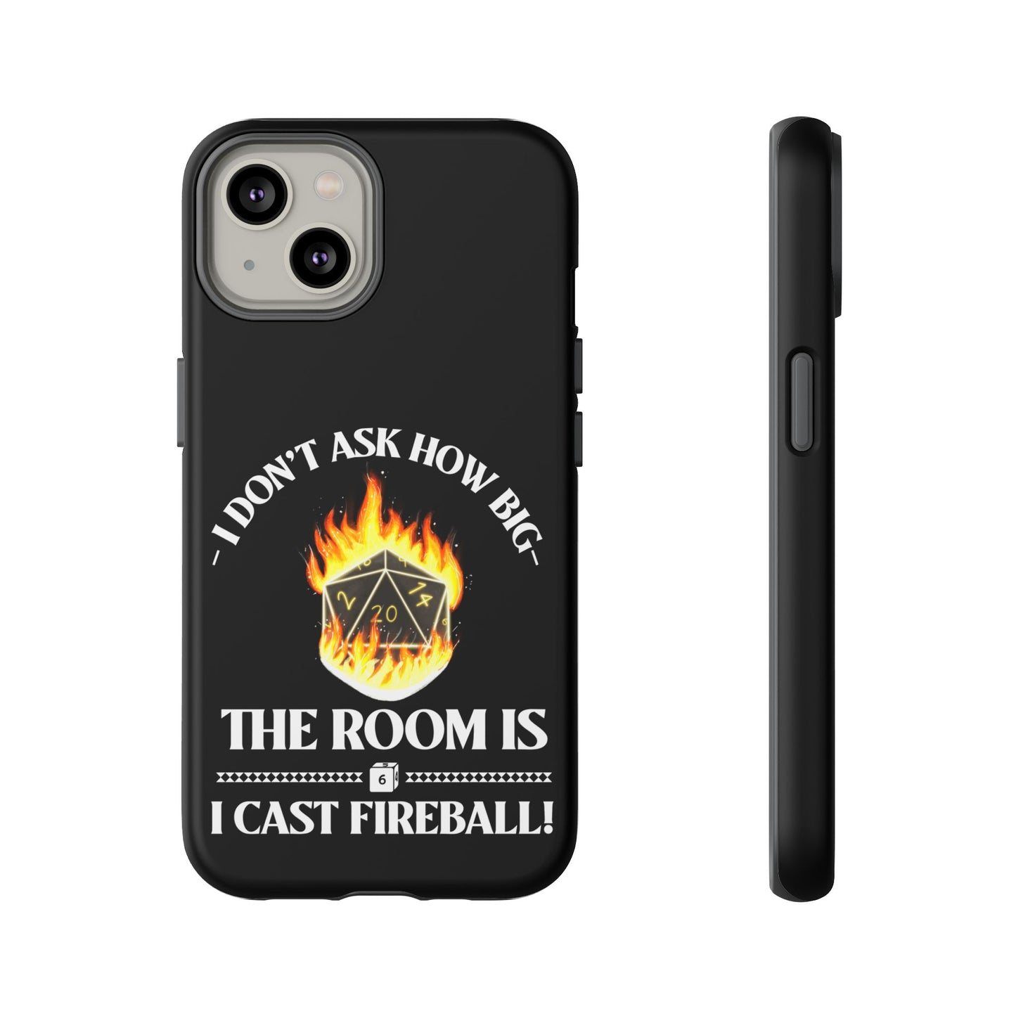 Phone Cases - d&d spell cast fireball