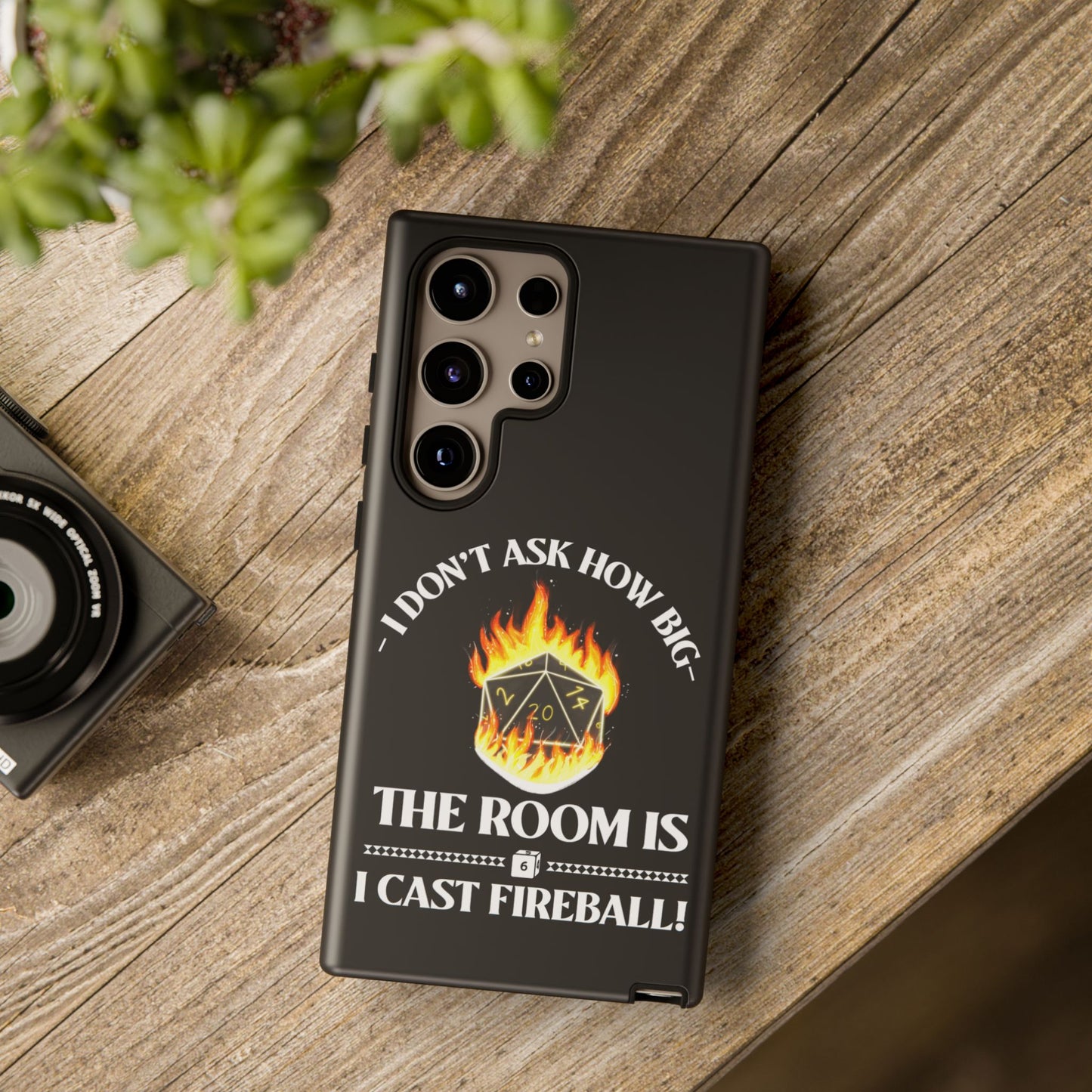 Phone Cases - d&d spell cast fireball