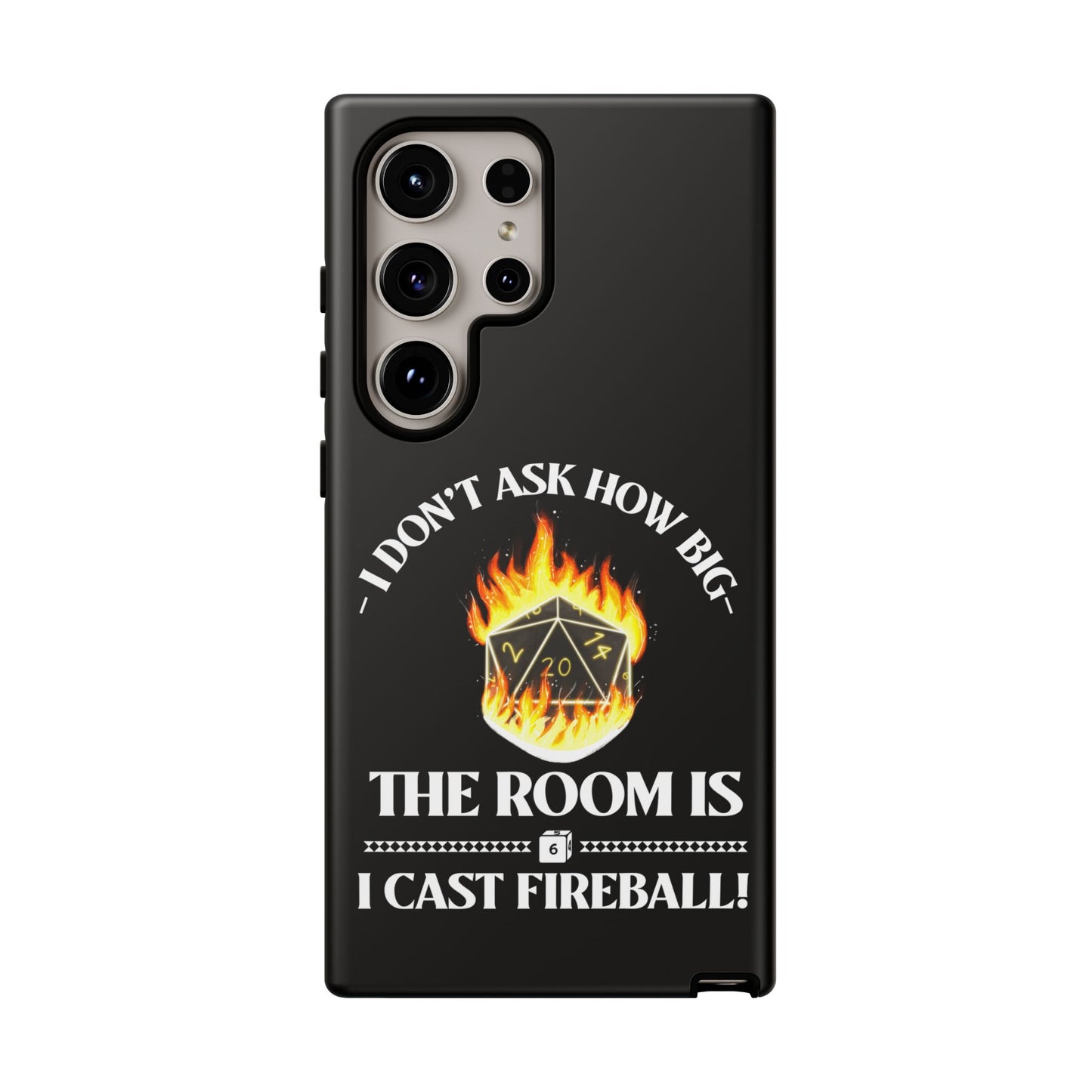 Phone Cases - d&d spell cast fireball