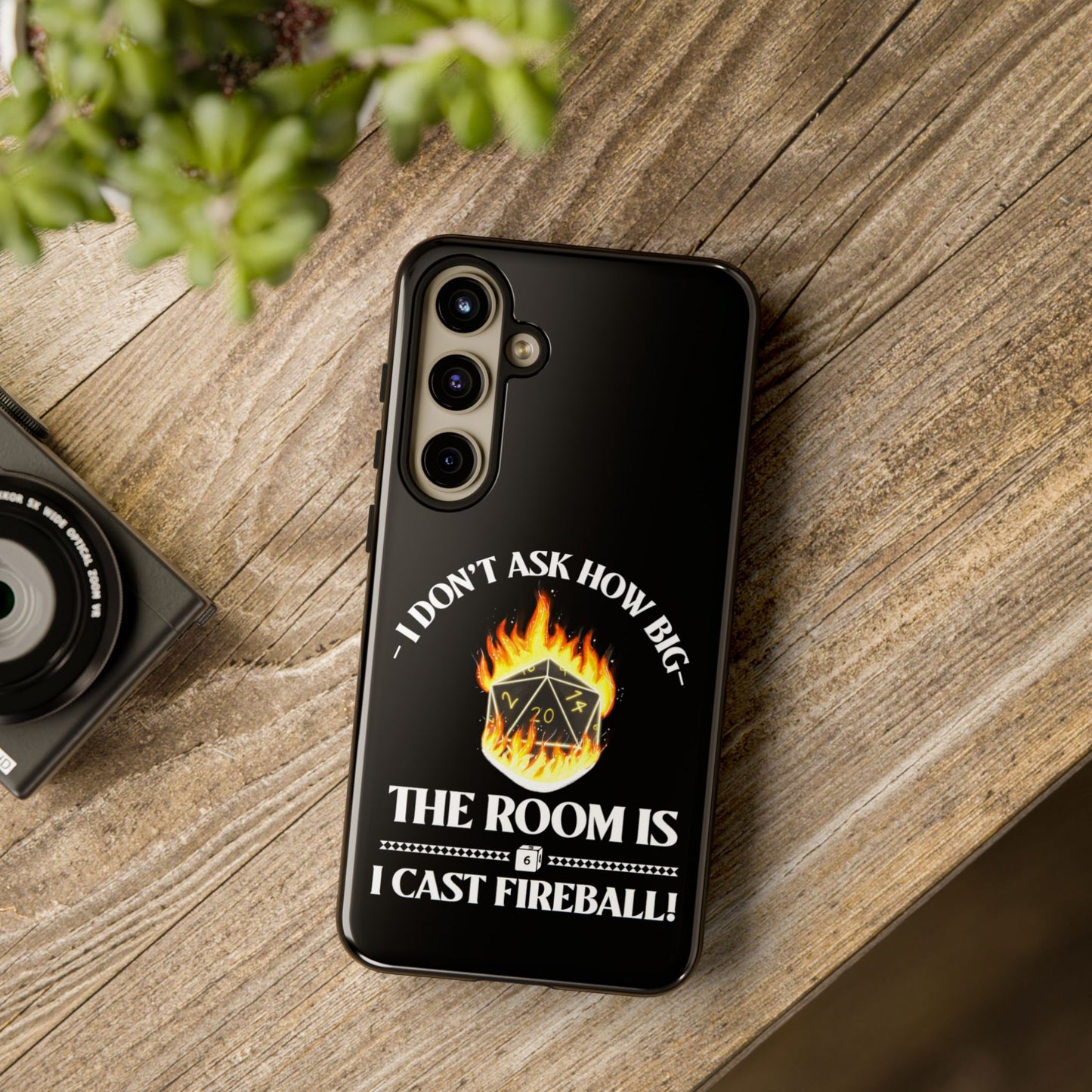 Phone Cases - d&d spell cast fireball