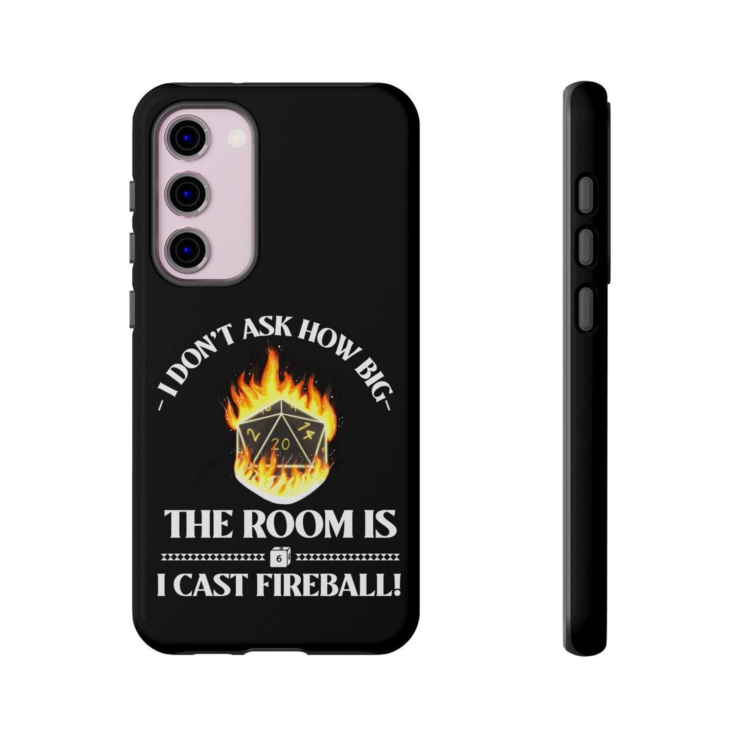 Phone Cases - d&d spell cast fireball