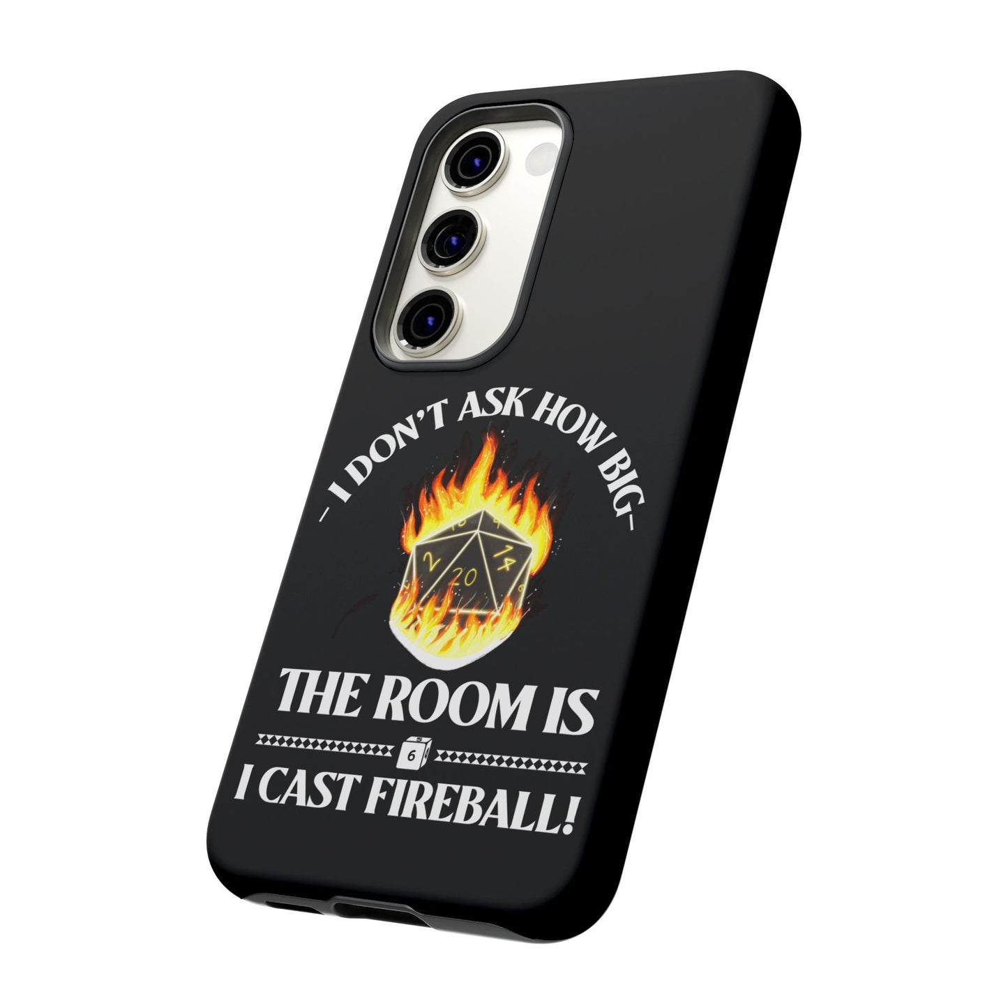 Phone Cases - d&d spell cast fireball
